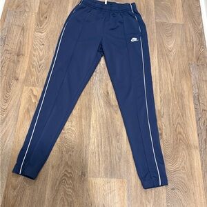 Nike Women's Blue Joggers with White Accents